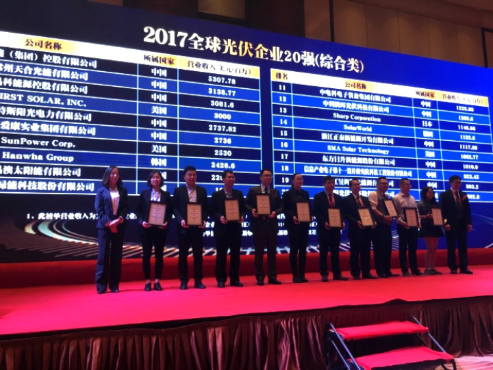 1-我院在2017全球光伏企業20強排行榜綜合類中獲獎高級副院長余才志代表我院上臺領獎.jpg